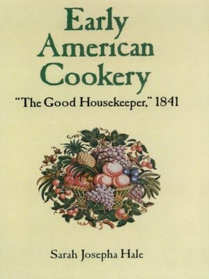 cover image of Early American Cookery